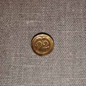 Royal-Suédois Button 16 mm, 17th-19th Century