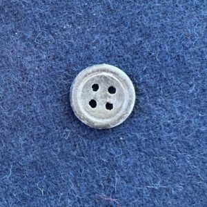 Original NOS Swedish Military Pewter Button 17 mm